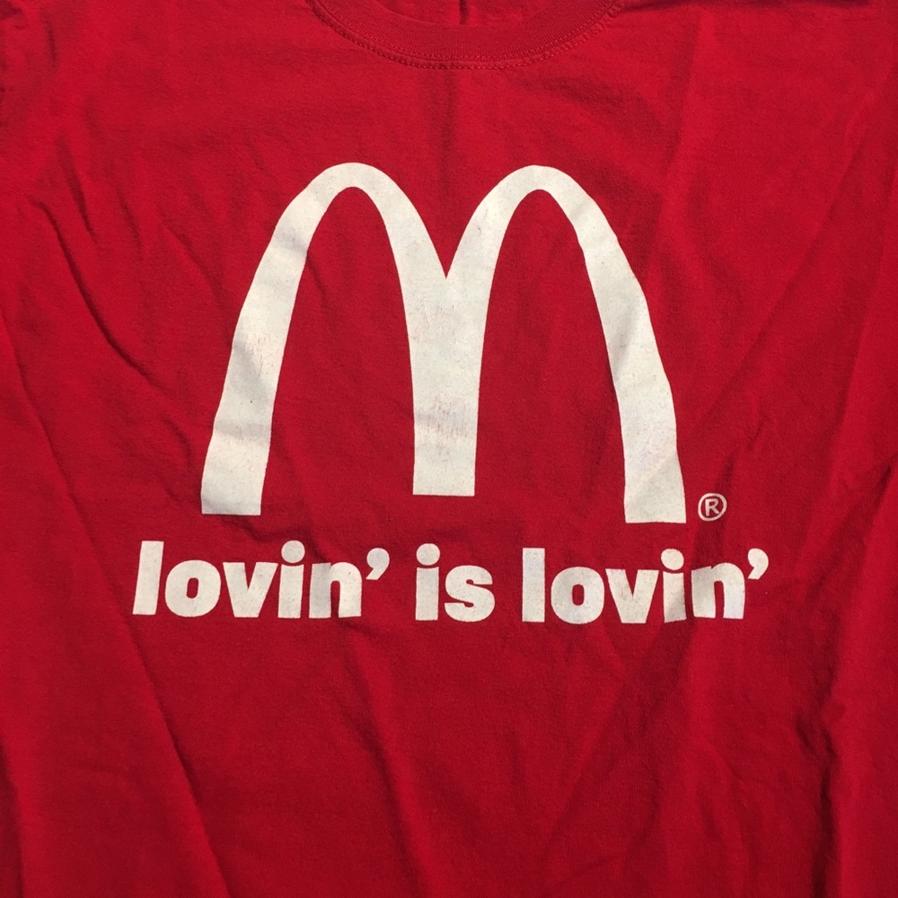 McDonald’s Lovin is Lovin shirt from Gay Pride